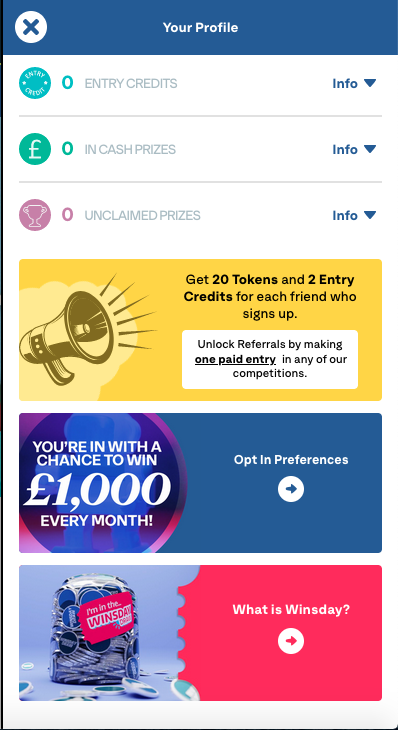 ITV Win Your Profile